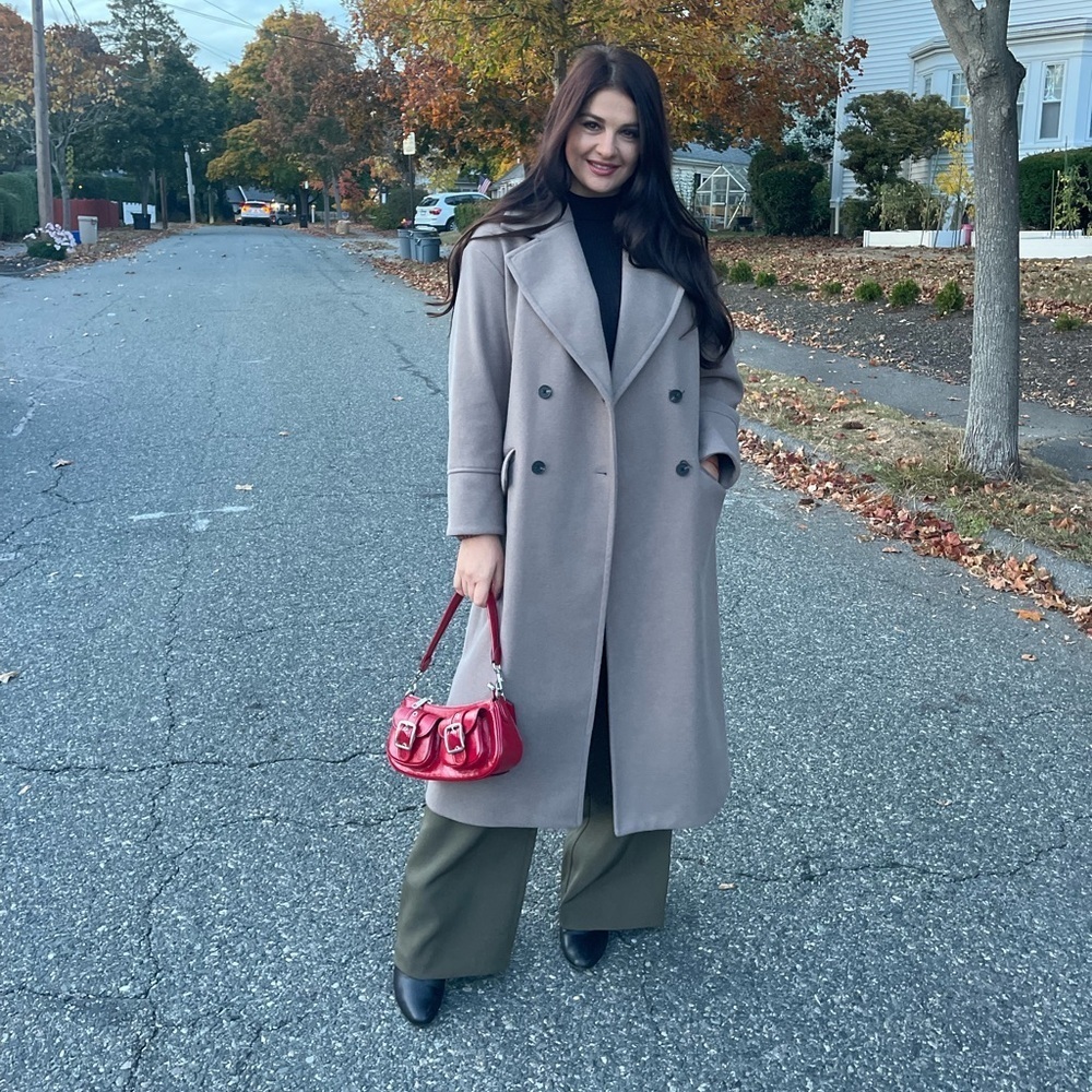 Stradivarius OVERSIZE SOFT-TOUCH COAT - Picture 2 of 8